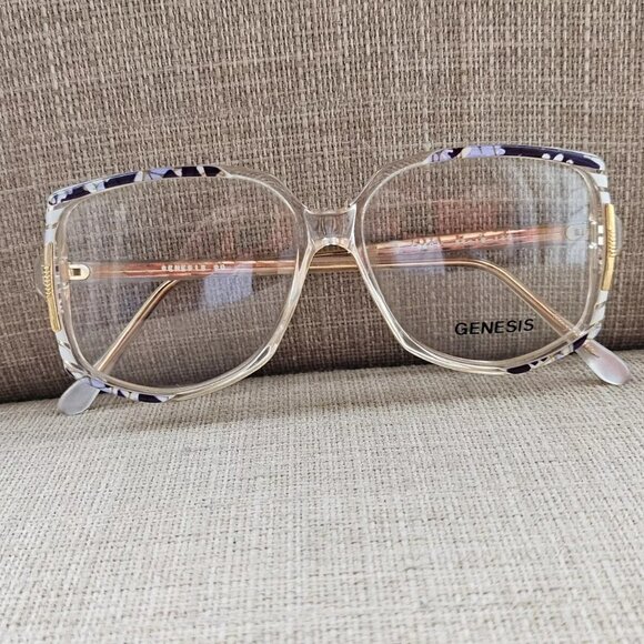 Genesis Women Eyeglasses Frame 10604 54[]18 140 Clear Glasses Frame only New main image 11